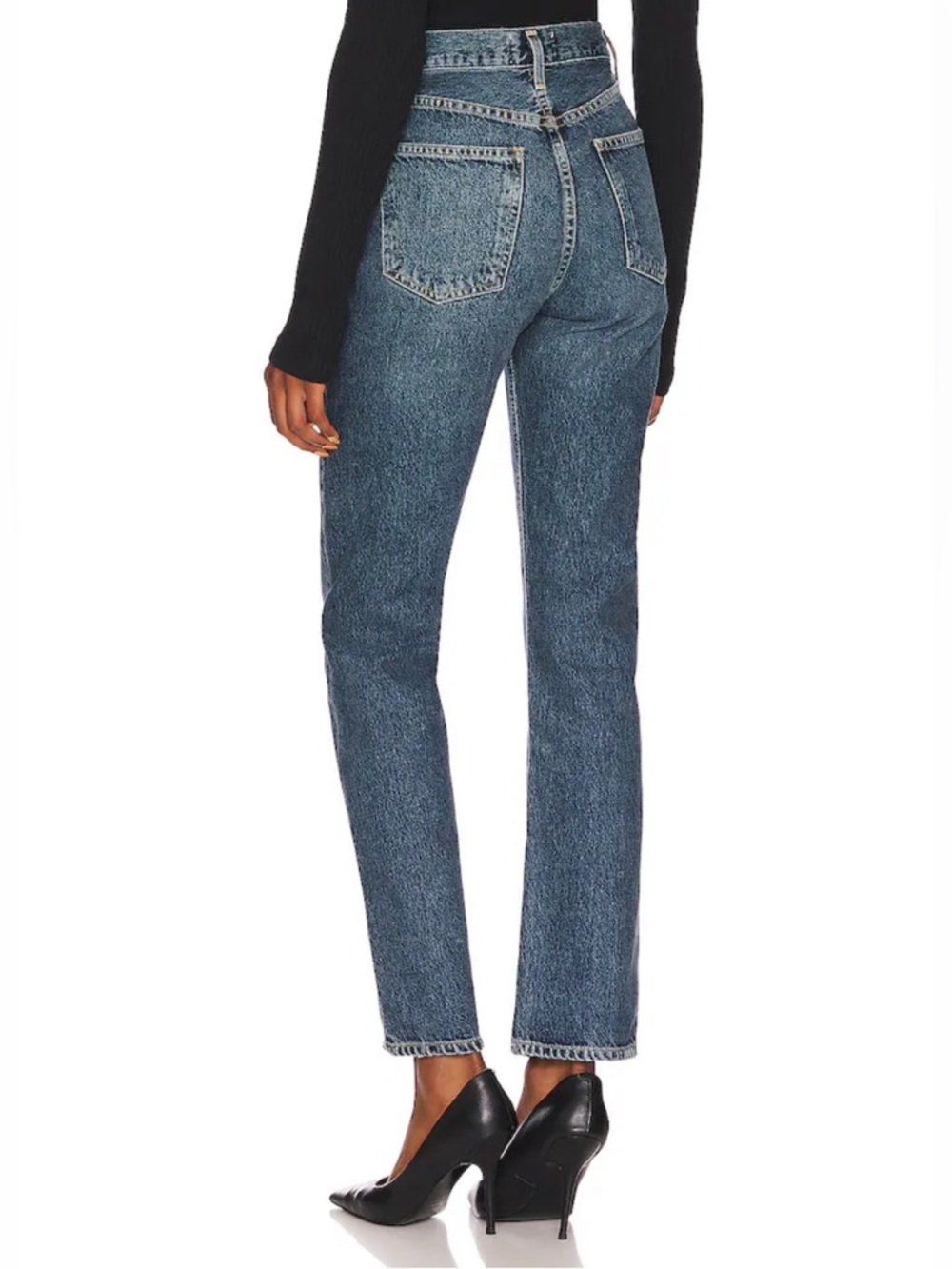NWT AGOLDE 90's Pinch Waist Jeans in Portrait - Picture 2 of 5